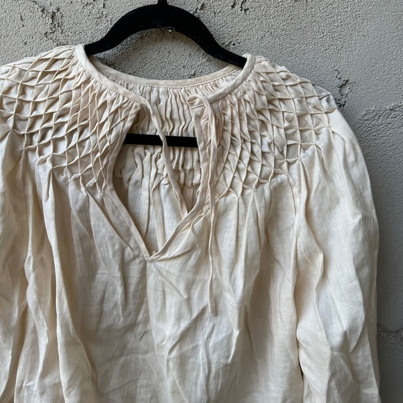 Innika Choo Hope Filthorts Blouse Top In Peach Size 0 US XS - Picture 11 of 11